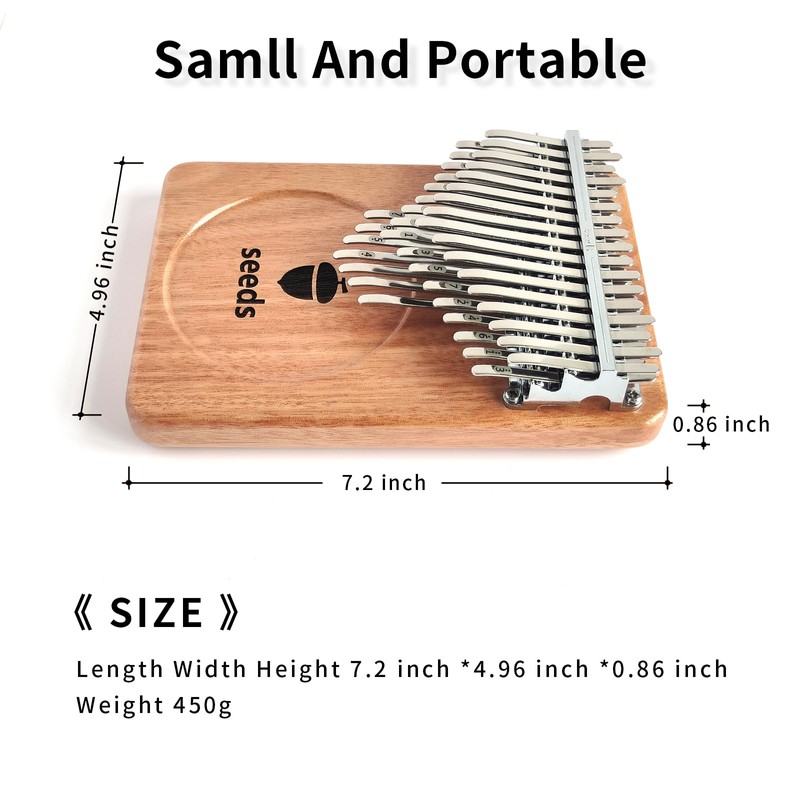 Seeds Kalimba 41 Keys, Advanced Thumb Piano C- Tuned, Chromatic