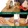 ecotru Ultra Strong Kraft Paper Packing Tape, Heavy Duty Brown