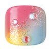 KISS imPRESS No Glue Pedi Press-On Toenails, Rainbow color with