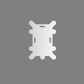 Badge Buddy - Standard Size Badge Pin Holder with 9 Pre-Punched Holes, Professional Design, Fits 3-3/8" Tall x 2-1/8" Wide Badges healthcare worker nurse doctor identification supply great gift