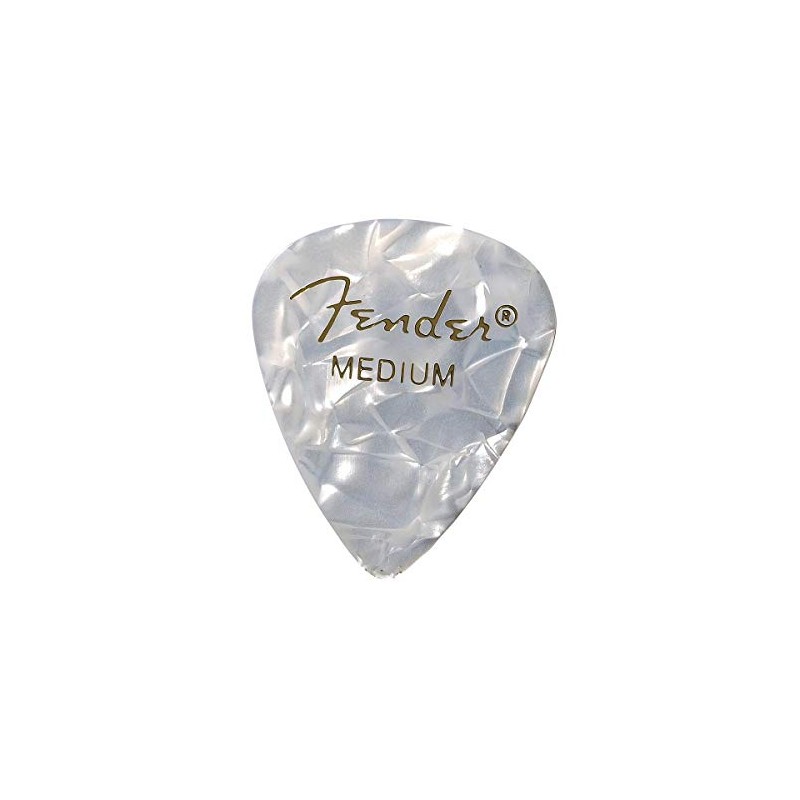 Fender 351 Shape Premium Picks (Pack of 12) - White