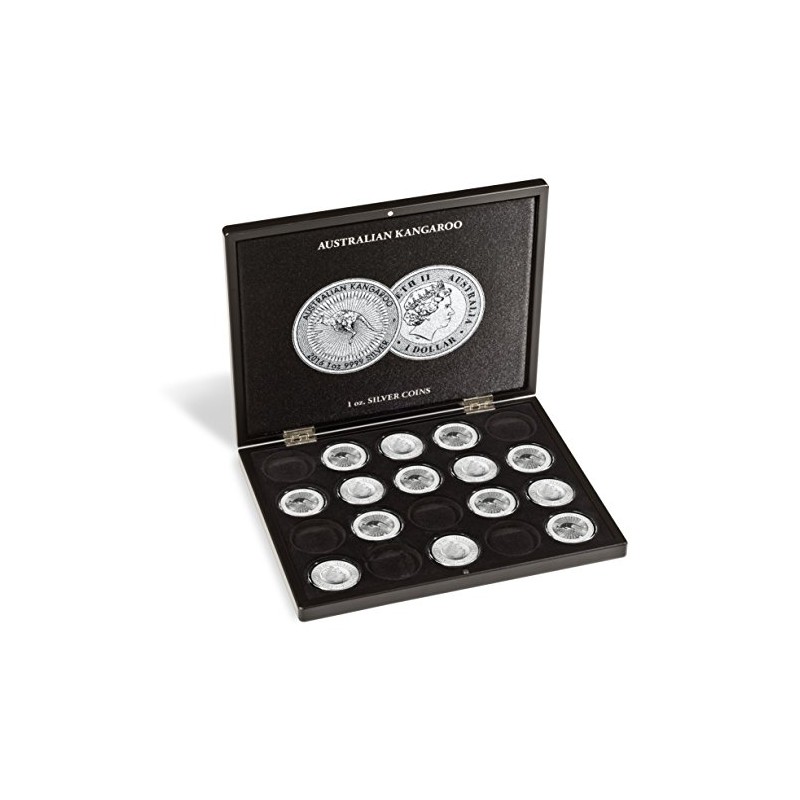 Presentation case for 20 Australian Kangaroo silver coins (1 oz.)