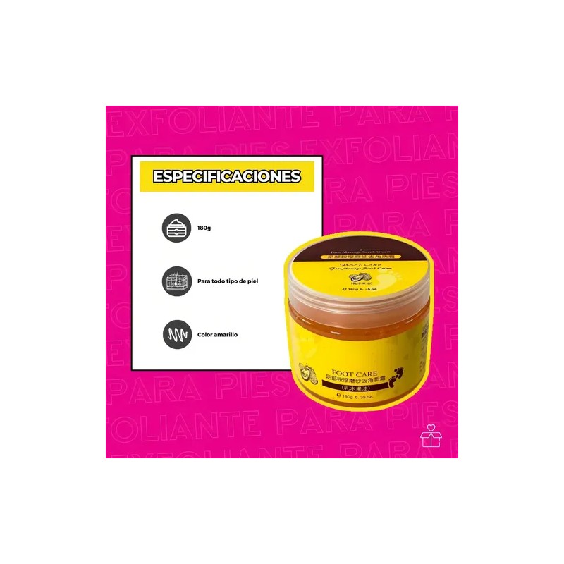 Exfoliante Pies Callos Resequedad Suavidad Repara