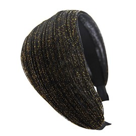 Axy HR30A Hair Band Series 30A Hair Band with Glitter Threads - Black