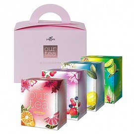 Jardin All-Time Hour Tea Gift Set Pink, 4 Types x 4 Pieces, 1 Set