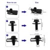 Unbranded 1000Pcs Car Push Retainer Clips Fasteners Push Pin Rivets