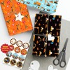 Mpanwen Construction Wrapping Paper for Boys Kids, 8 Sheets Large