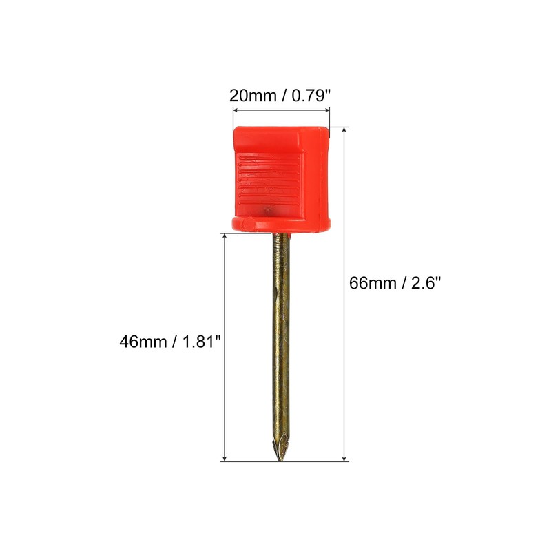 PATIKIL Archery Target Pins 10 Pack Manganese Steel Alloy Nails