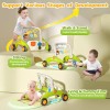 Cute Stone Baby Gym Play Mat with Piano Toddlers Learning