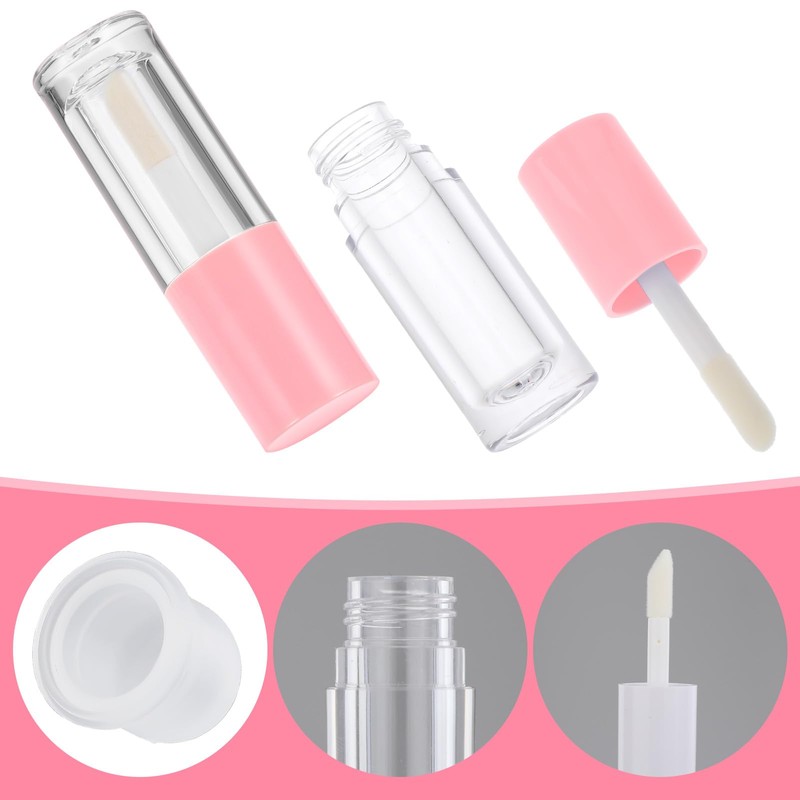 4Pcs Lip Gloss Tubes, 6ml Empty Lip Gloss Tubes with