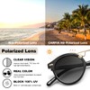 CARFIA Elegant Women's Polarised UV400 Sunglasses for Small and Narrow
