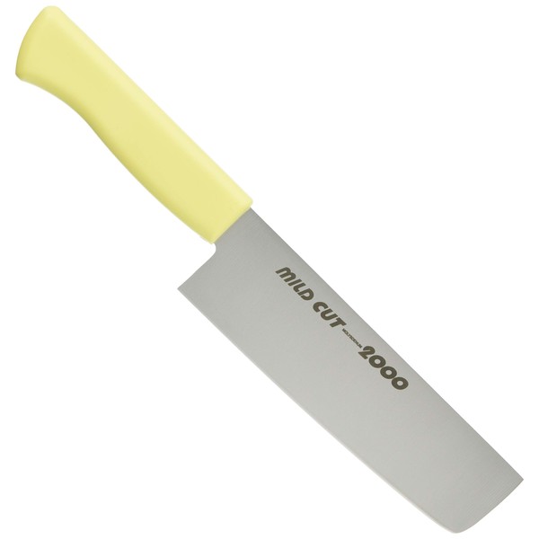 片岡製作所 マイルドカット2000抗菌カラー庖丁菜切庖丁 16㎝ MCN-Y 刀身:モリブデンバナジウム鋼 日本 AMI03YE