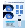 POOLPURE PLFPA100N Pool Filter Replaces PA100N, PA100N-4, Unicel C-7487, Filbur
