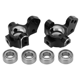 1Pair Aluminum Alloy Metal Front Steering Cup RC Car Upgrade Parts for 3Racing Sakura D5 1/10 Road Car