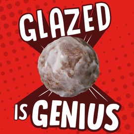Kellogg's Krave Glazed Donut Holes Breakfast Cereal, Kids Cereal, Family Breakfast, Glazed Chocolate, 10oz Box