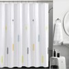 Lkw Ogechi Anti Mould Shower Curtain with Wheat Pattern, 200
