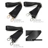 Lelotte STP-BK Shoulder Strap for Bags, Choice of Cotton, Nylon,