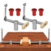 2pcs Table Workbench Fast Fixed Clip Clamp with 4pcs Bench