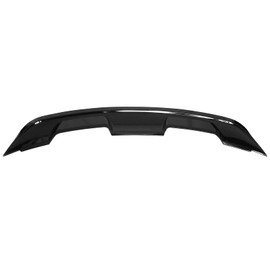 IKON MOTORSPORTS, Trunk Spoiler Compatible with 2015-2023 Ford Mustang Coupe, 2DR GT500 Style Rear Spoiler Wing Deck Lid Gloss Black ABS, 2016 2017 2018 2019