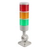 Luban Stack Lights, Industrial Signal Tower with Rotatable Base, Steady/Flashing