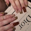 Luxury Leopard & Olive French Tip Press on Nails –