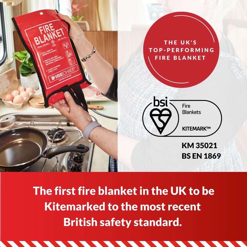 Firechief SVB1/K40 Kitemarked Budget Fire Blanket | Small Fire Blanket