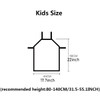 Eyands Kids Apron for Cooking and Baking - Cute Linen