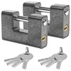 Kurtzy Heavy Duty Steel Lock with 8 Keys - Protects