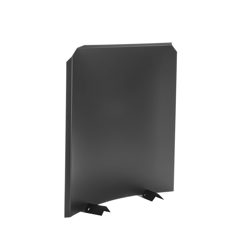 HY-C FB2727 Fireback, Stainless Steel Painted Black, Adjustable Installation, Protects