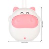 Mini Hanging Neck Fan USB Rechargeable 3 Speeds Bladeless Hands