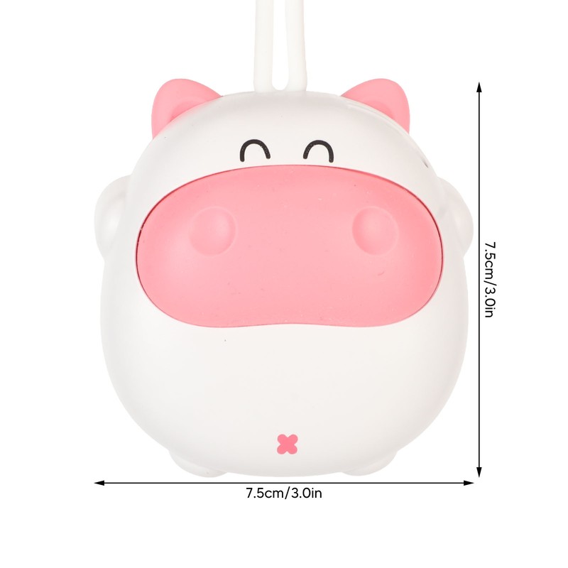 Mini Hanging Neck Fan USB Rechargeable 3 Speeds Bladeless Hands
