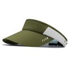 Clakllie Empty Top Sun Hats Breathable Visor Hat Packable Sun