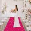 FOTSHARER Wedding Aisle Runner Rug 4x15FT Hot Pink Aisle Runner