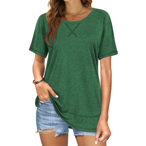 Womens T Shirts Loose Fit Long Tops to Wear with
