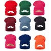 4sold hats beanie Slouch 6 models with logo mustashe -