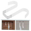 JECOMPRIS Door Hanger Hooks 2pcs Set Entryway Hat Hanger Bathroom