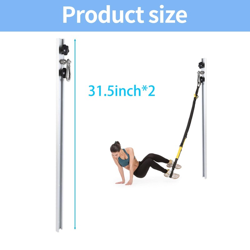 Resistance Band Wall Anchor,Gym Resistance Bands,djustable Workout Wall Anchor System,for