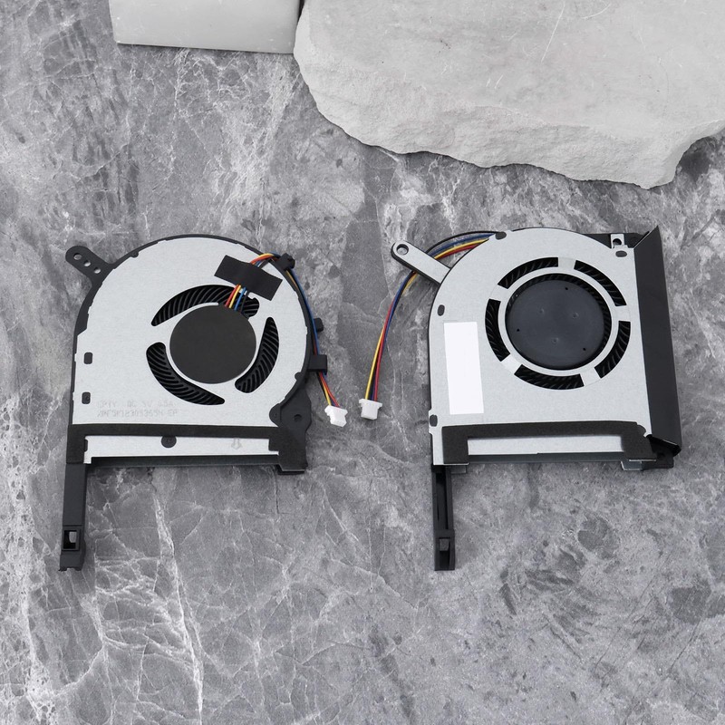 VGOL 1Pair CPU+GPU Cooling Fan Compatible with ASUS TUF FX505DT