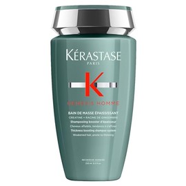 KÉRASTASE Bain de Masse Epaississant Shampoo| Ayuda a aumentar el grosor del cabello y fortificar la fibra capilar | Con Creatina y Raíz de Jengibre | 250ml