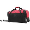 Travelers Club Adventure Rolling Travel Duffel Bag, Red, 30-Inch