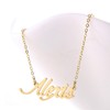 HUAN XUN Megan Script Name Necklace Bracelet Initial in Golden