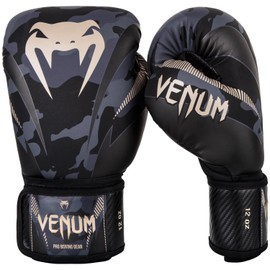 Venum, Impact Boxing Gloves, Unisex Adult, 10 Oz, Dark Camo/Sand