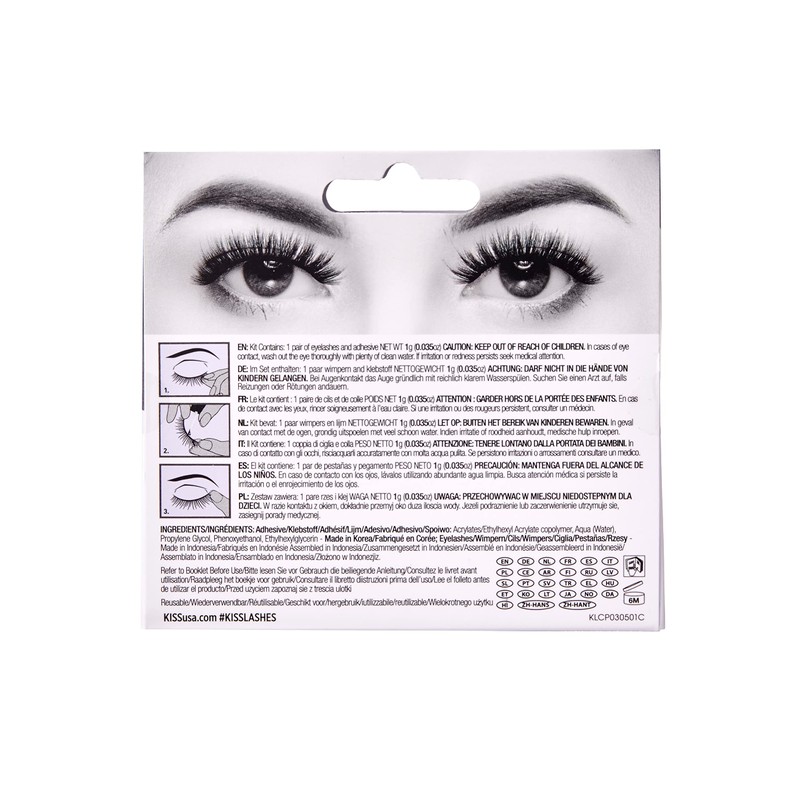 KISS Lash Couture Triple Push Up Collection 1 Pair Fake