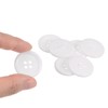 HARFINGTON 60pcs 40L Sewing Buttons 1"(25mm) Resin Round Flat 4-Hole
