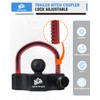 METOWARE Universal Trailer Coupler Ball Lock, Adjustable Heavy-Duty Trailer Hitch