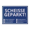 trendaffe Die Scheisse Geparkt! Notes with German Road Traffic Regulations