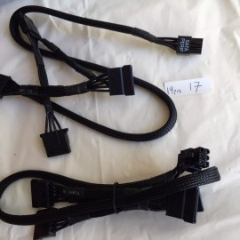 eVGA 6 pin Perif to 2X IDE 2x SATA DRIVER POWER cable FOR EVGA SuperNOVA 750 850