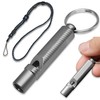 1 PCS Titanium Survival Whistle, 120dB High-Pitch Emergency Safety Single-Tube
