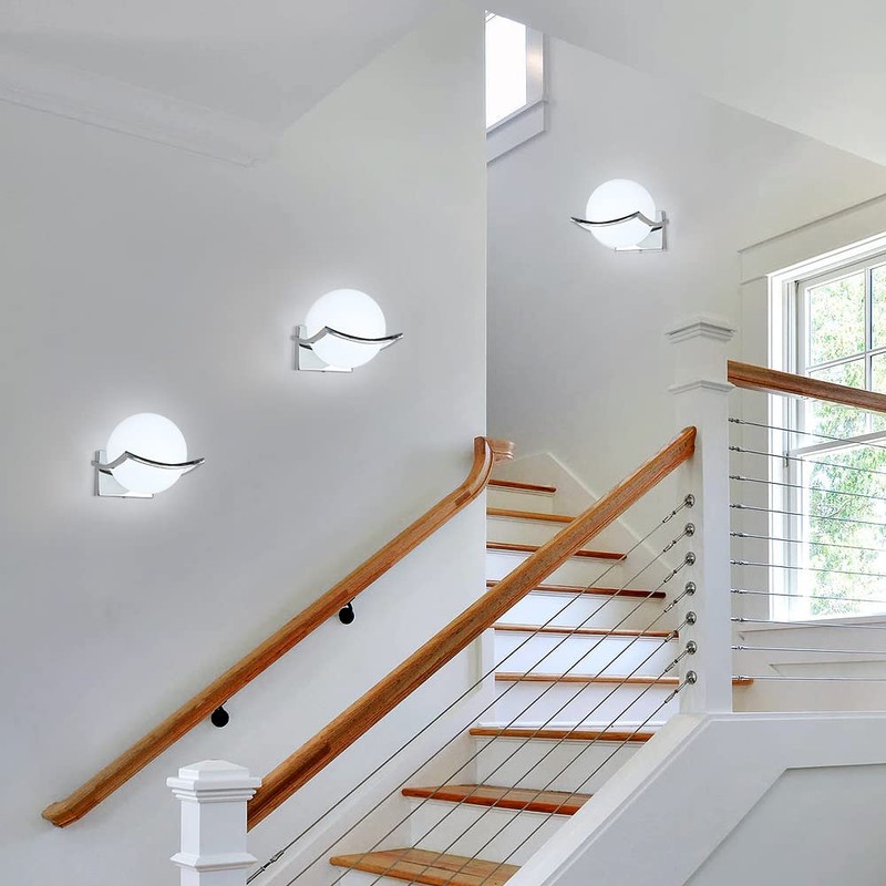 Ego Mall Novelty LED Wall Lamp Glass Ball Wall For