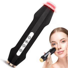 Wireless Beauty Bubble Pen Face & Neck Massager, CO2 Facial Spa, for Deep Facial Cleaning Detox Moisturizing Firming Lifting Toning (1 piece)